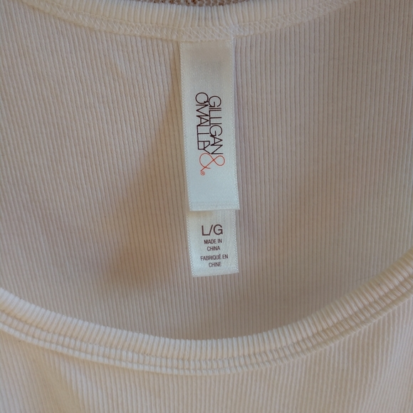 Bride Rhinestone White Ribbed Tank Top Size Large - Picture 4 of 6